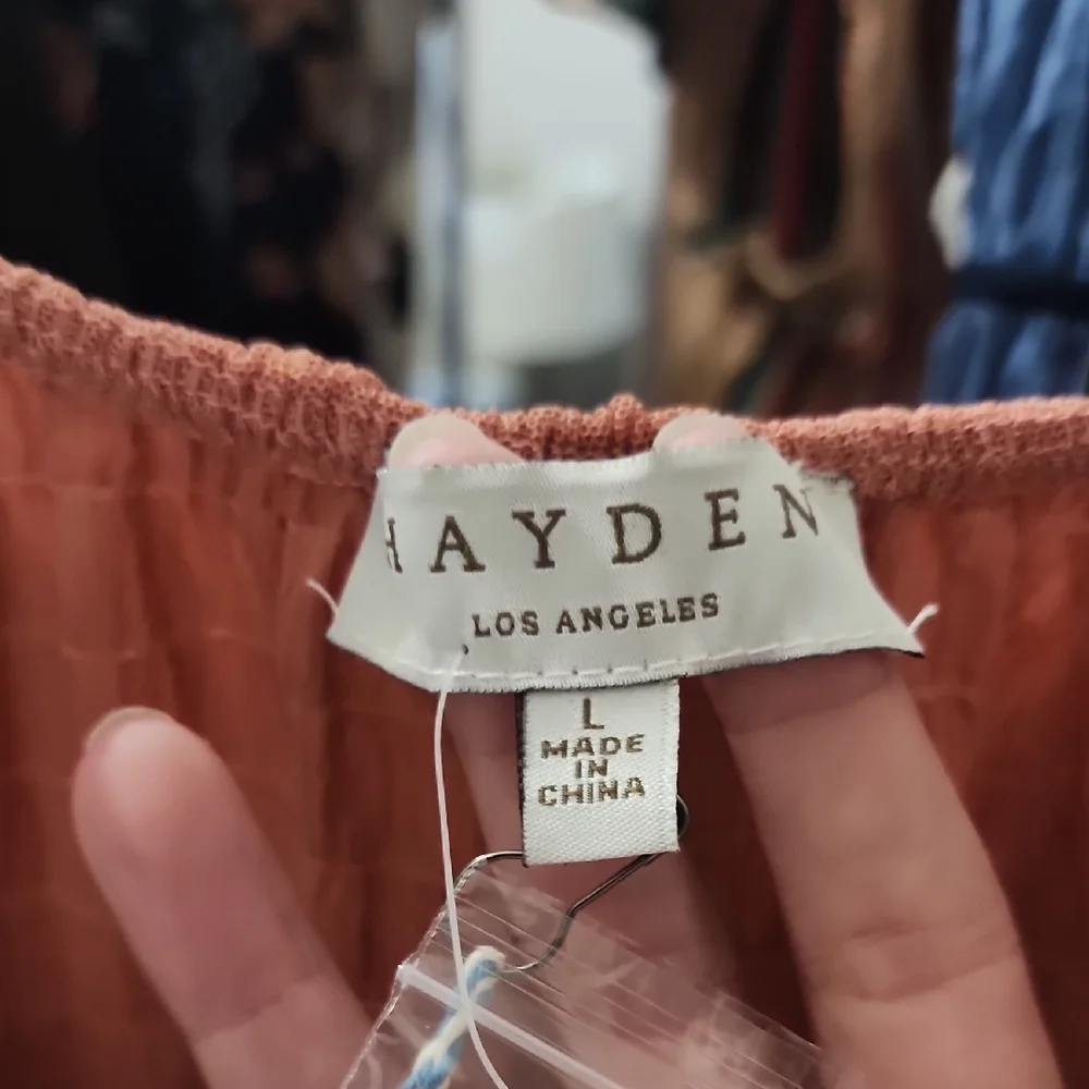 Hayden Terracotta Lace Blouse - Picture 2 of 7